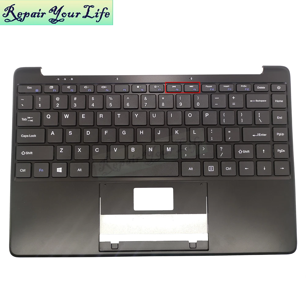 

US English Keyboard Palmrest for Teclast F7 Plus II Plus 2 Notebook Topcase Upper Case C Part XK-HS122 MB3181005 V6381F X318F