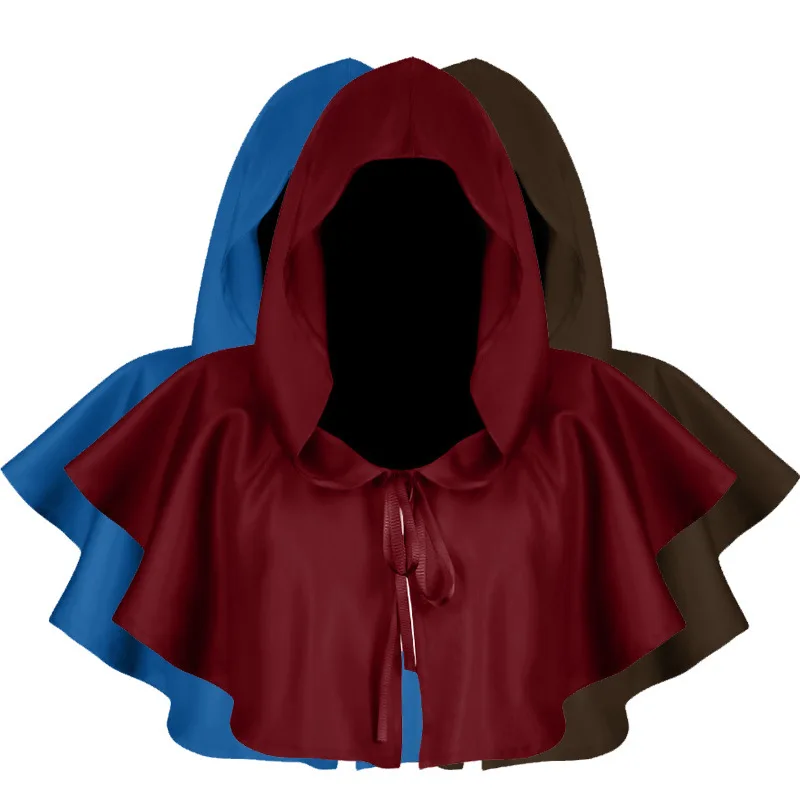 الكبار loween تأثيري الراهب قبعة الموت الرياح القرون الوسطى رداء المرأة العرقية زي مرحلة الأداء الملابس ربيع 2024