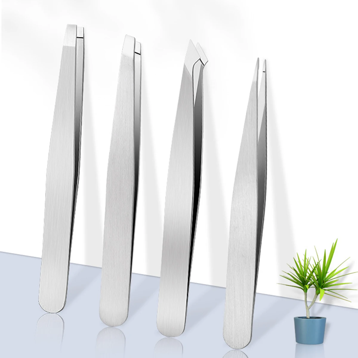 Professional Tweezers Set Perfect For Eyeblogger Hair Removal Splinter Highly Polymerization No Split Ends And Relaxing To Remov