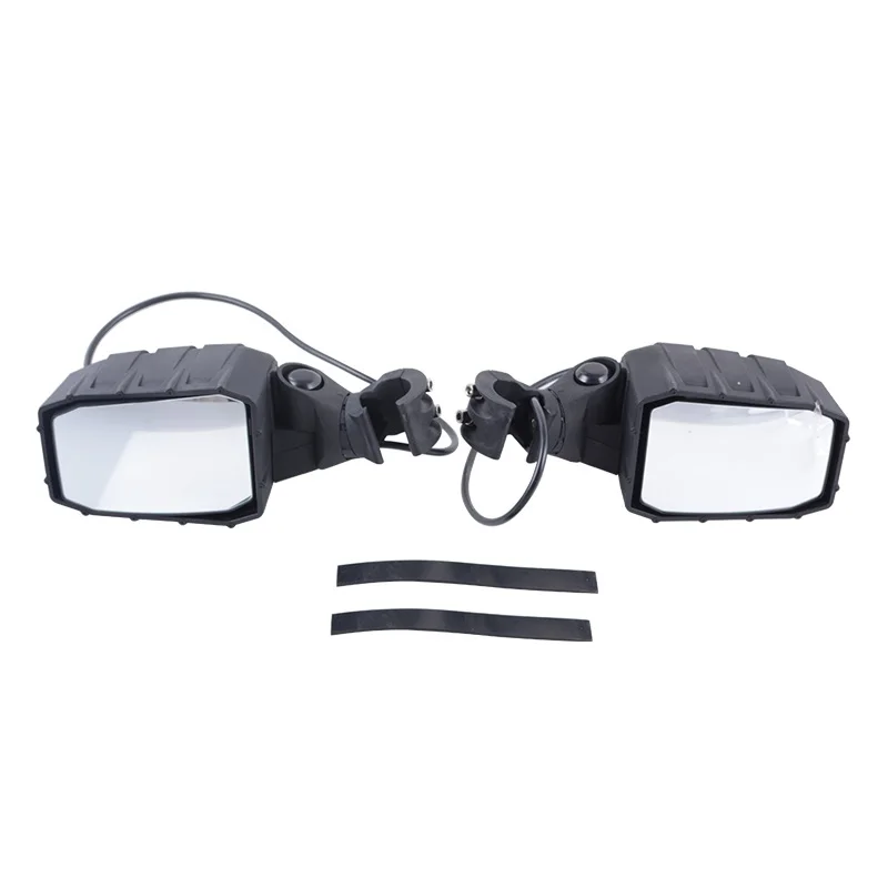 High quality  rearview side mirror r-igid  with LED Lights DRL turn signal light for Polaris RZR for can am