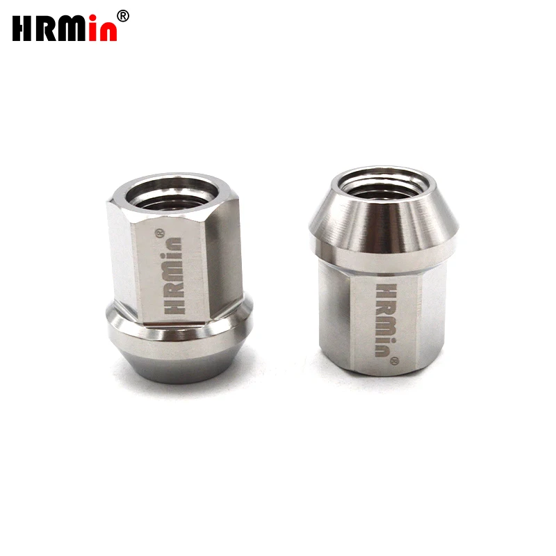 

HRMin Gr5 titanium wheel lug nut M14x1.5x27mm lock nut open end for Lexus,Jeep,Land rover,Tesla, Cherokee,Jaguar,Ford,Buick