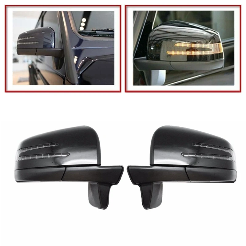 Left Side Rear View Mirror Side Door Mirror Assembly For Mercedes Benz W463 G Class G500 G550 G55 G63 G65 1992-2017 Replacement