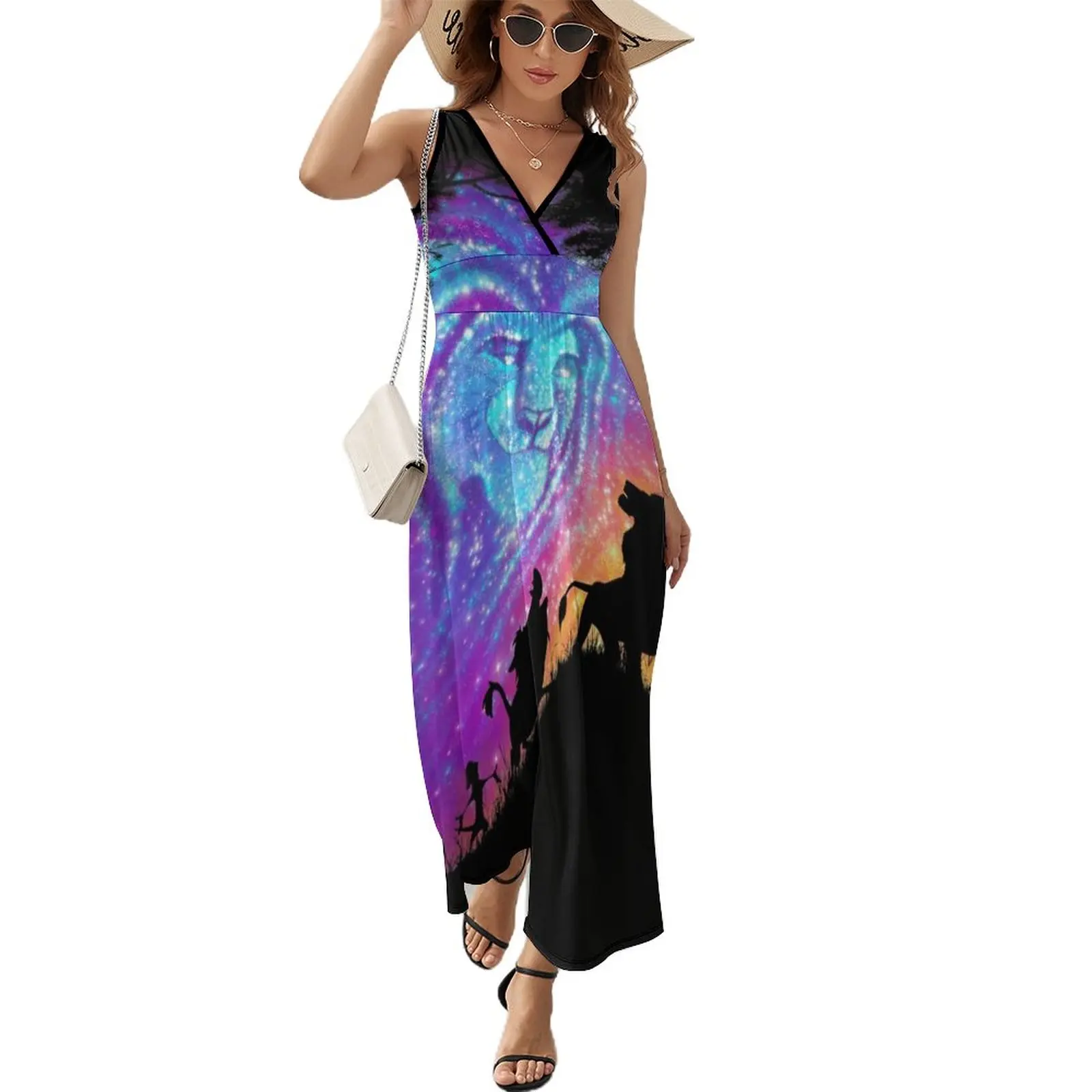 

He Lives In You Sleeveless Dress Clothing female Elegant gowns dress summer 2024 women