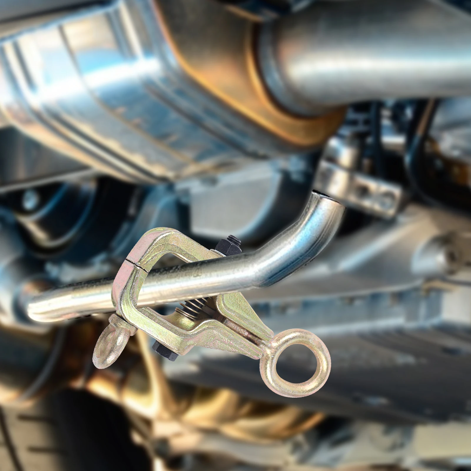 

Mouth Pull Clamp, Self-Tightening Clamp, 5T Capacity, 45# Steel, Forged Automotive Pulling Tool, Durable Heavy Load Repair Tool