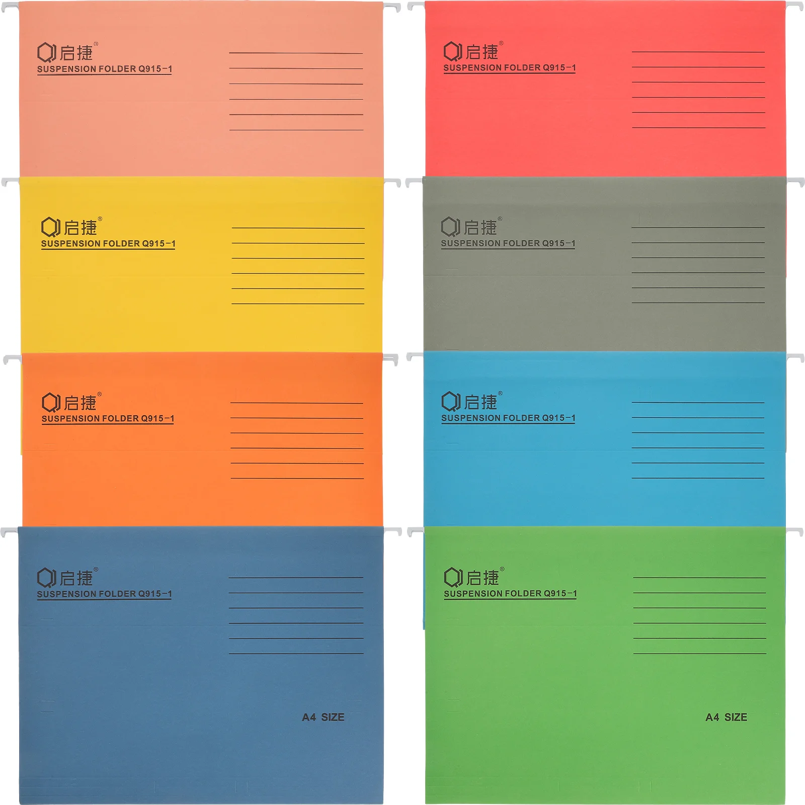 8 PCS Hanging File Holder Documents Organizer Office Supplies Scalable A4 Folder