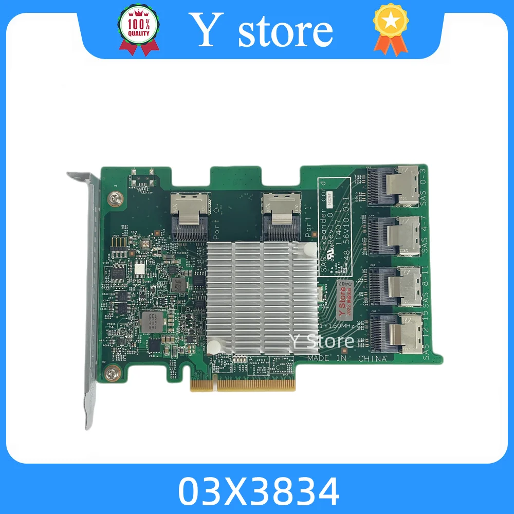 

Y Store 03X3834 КАРТЫ РАСШИРИТЕЛЕЙ 16 ПОРТОВ 6 ГБ/с РАСШИРИТЕЛЬ SAS SATA ДЛЯ HBA CARDS SAS2008 SAS2308 ДЛЯ LENOVO IBM Быстрая доставка