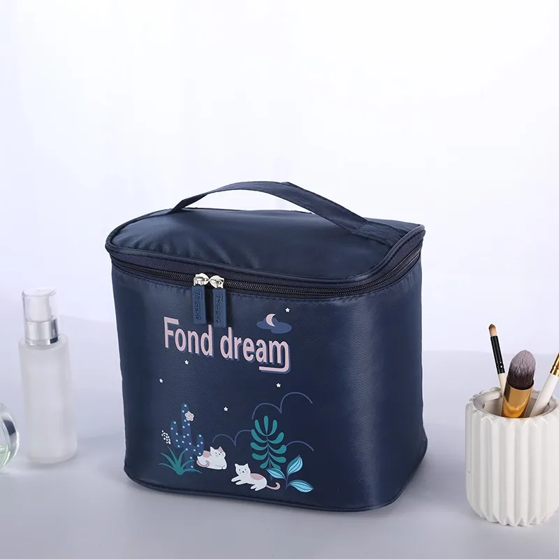 

Women's Waterproof Travel Makeup Bag, Large Capacity Multi-Compartment Cosmetic & Toiletry Organizer Pouch 화장품 가방