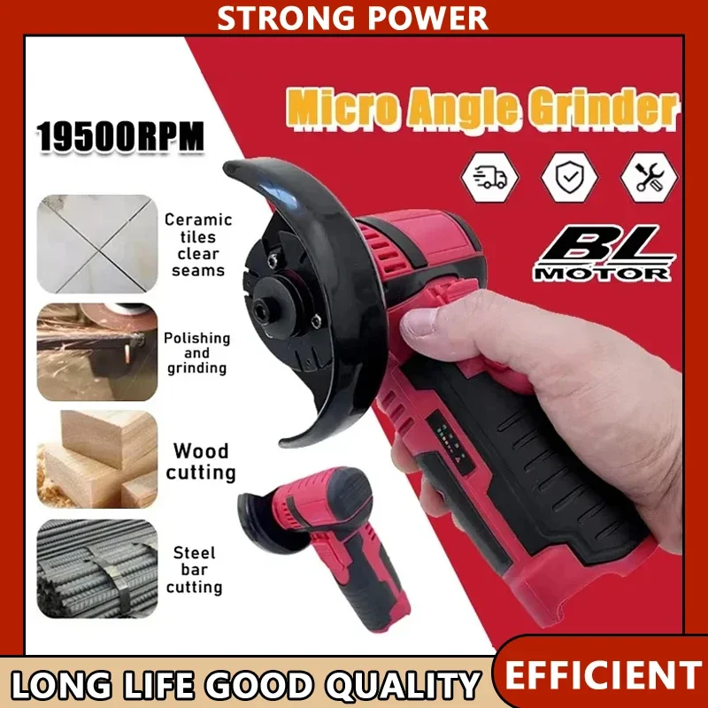 

Микроугловая шлифовальная машина Milwaukee, бесщеточная электрическая угловая шлифовальная машина для алмазной резки, беспроводной электроинструмент для батареи 12 В