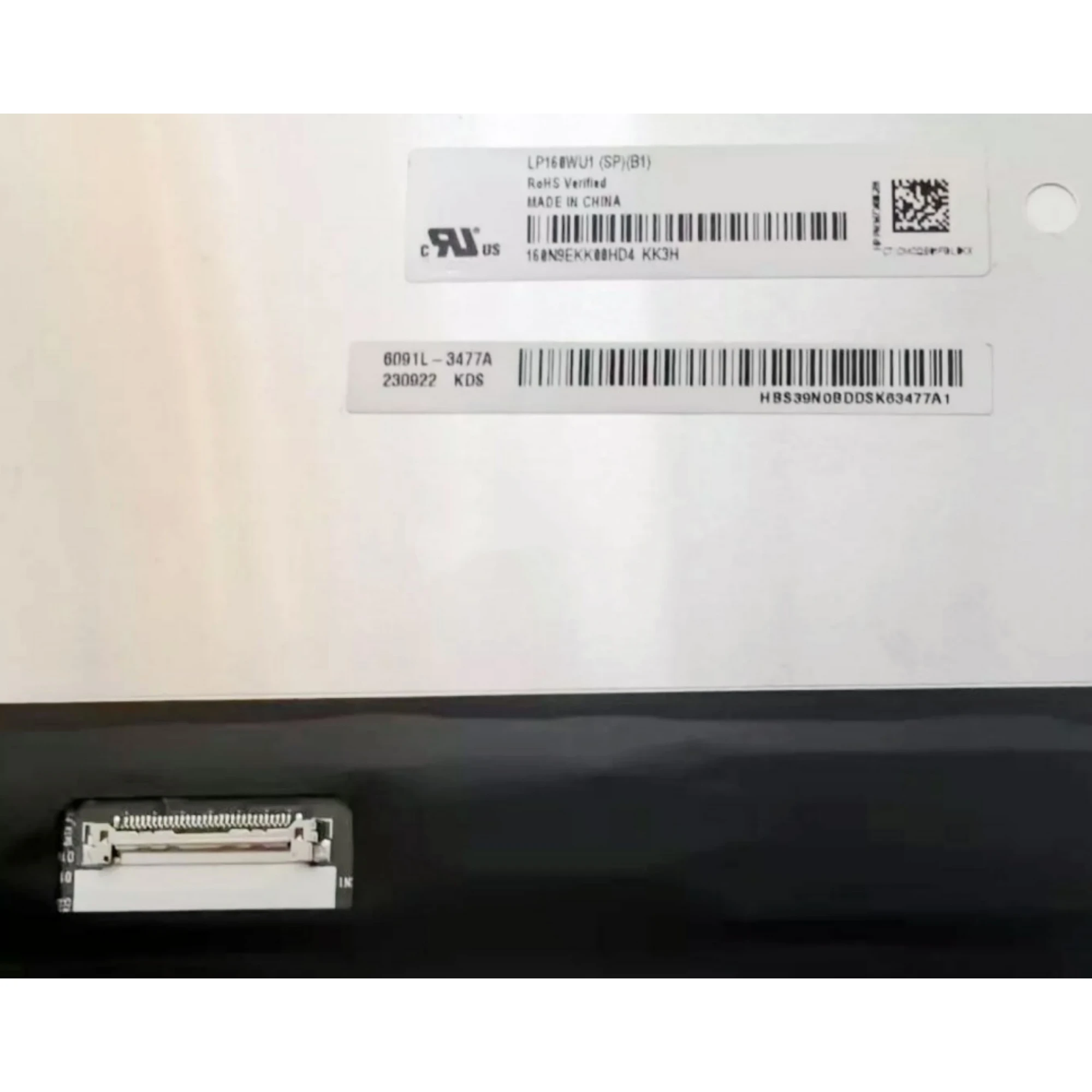 LP160WU1 SPB1 16.0 inch IPS Matrix Panel Laptop LCD Screen 1920x1200 30 pins