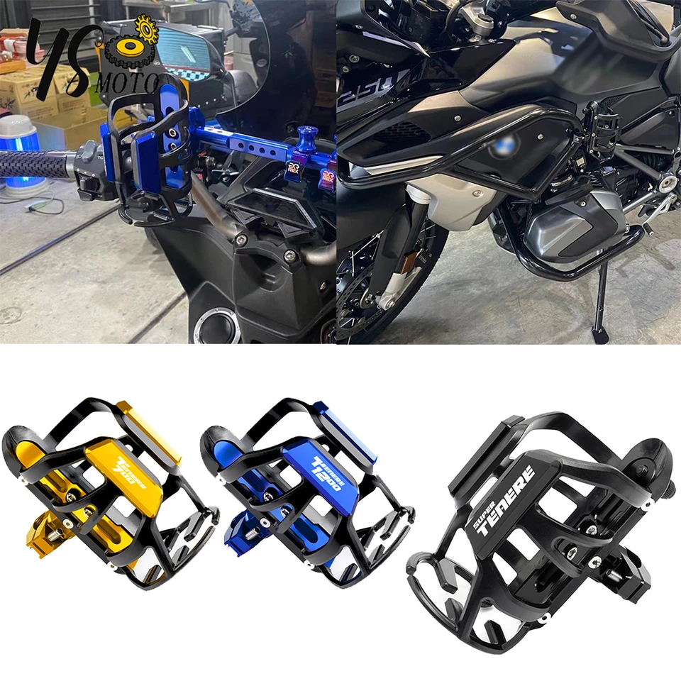 Porte-Gobelet Compatible Tenere 700 2021-2023 - Support Aluminium CNC Moto