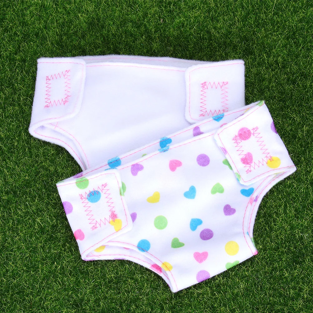 4 Pcs Toys for Infant Boys Clothes Accessories Baby Diapers Nappies Dolls