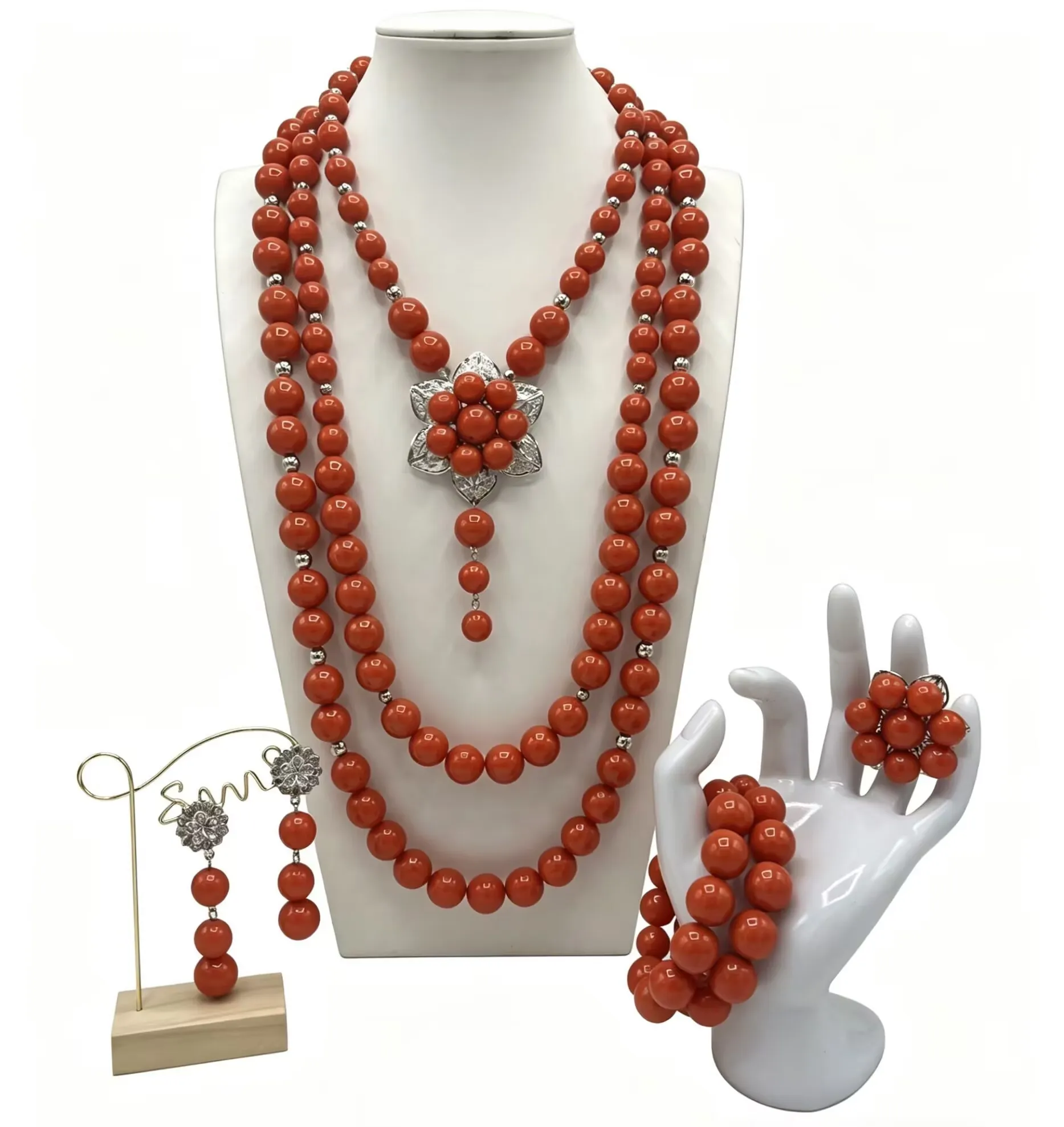 

African jewelry set, African fashion wedding beads