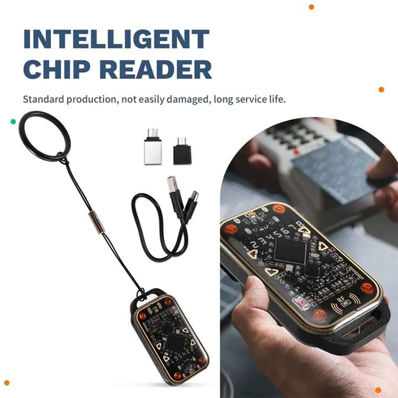 [NEW A09R!】 Chameleon Ultra V3.0 RFID Smart Card Emulator Reader +6PCS UID/CUID Keychain 125Khz 13.56Mhz ID IC Smart Card Tag Co
