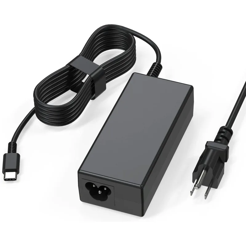 

USB Laptop Charger 65W Chromebook Charger Compatible with HP Lenovo Dell Asus Acer Samsung Google Chromebook Fast Charger Type C
