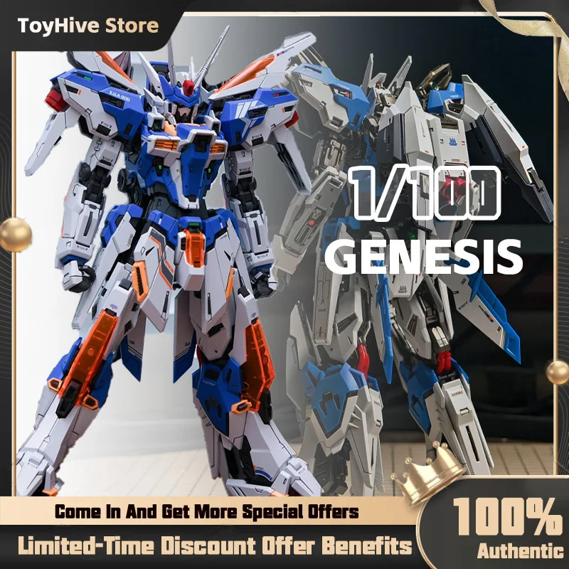 

【In Stock】 Infinite Dimension MG 1/100 GENESIS Model Kit Assembly Action Figures Robot Plastic Model Customized Doll Toys Gifts