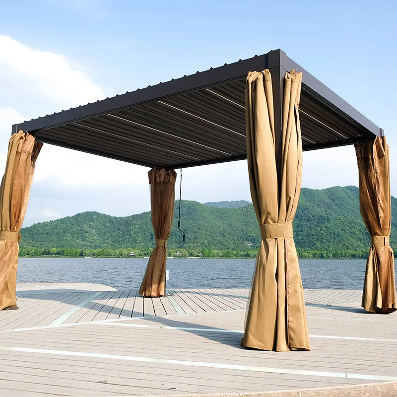 Outdoor Gazebo, Outdoor Courtyard, Moonlight Shed, Villa, Leisure Pavilion, Balcony, Awning, Rooftop, Garden Canopy