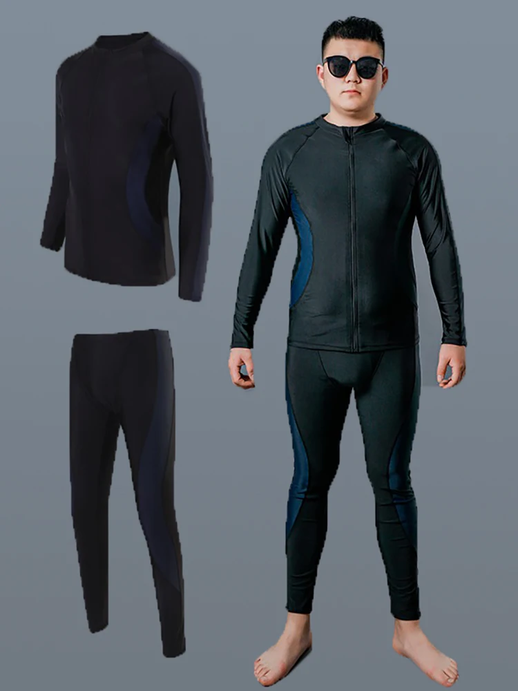 

Новый мужской двухсекционный купальный костюм больших размеров 370 с солнцезащитным кремом, скоростной сухой купальный костюм, длинные брюки све, гидрокостюм, дизайн Jellyfi