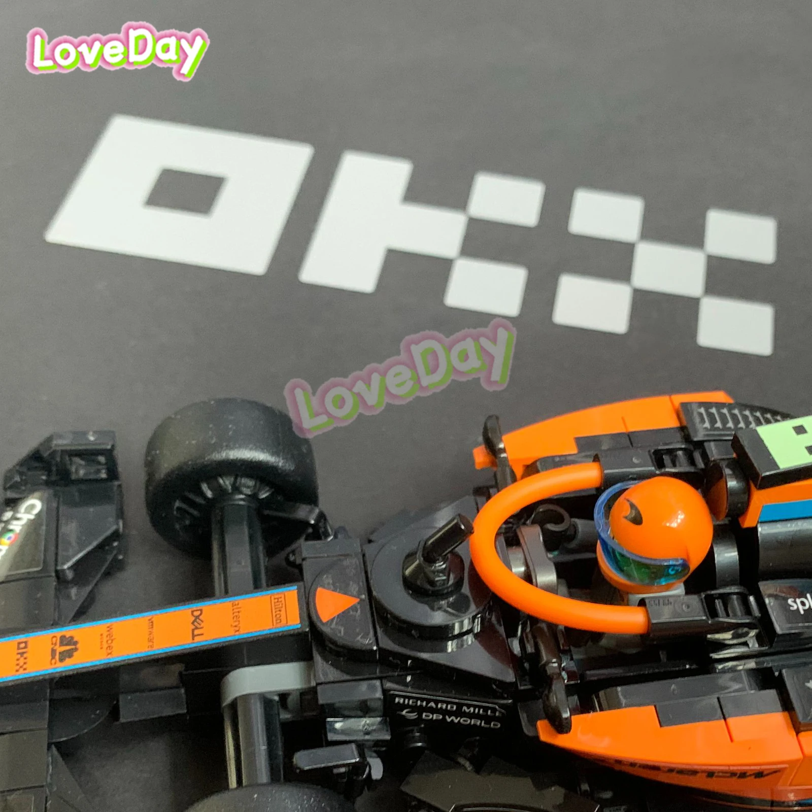 F1 سباق الراعي شعار OKX دراجة نارية خوذة ملصق سيارة ملصق الفينيل الرياضة جسم السيارة الديكور صائق #3