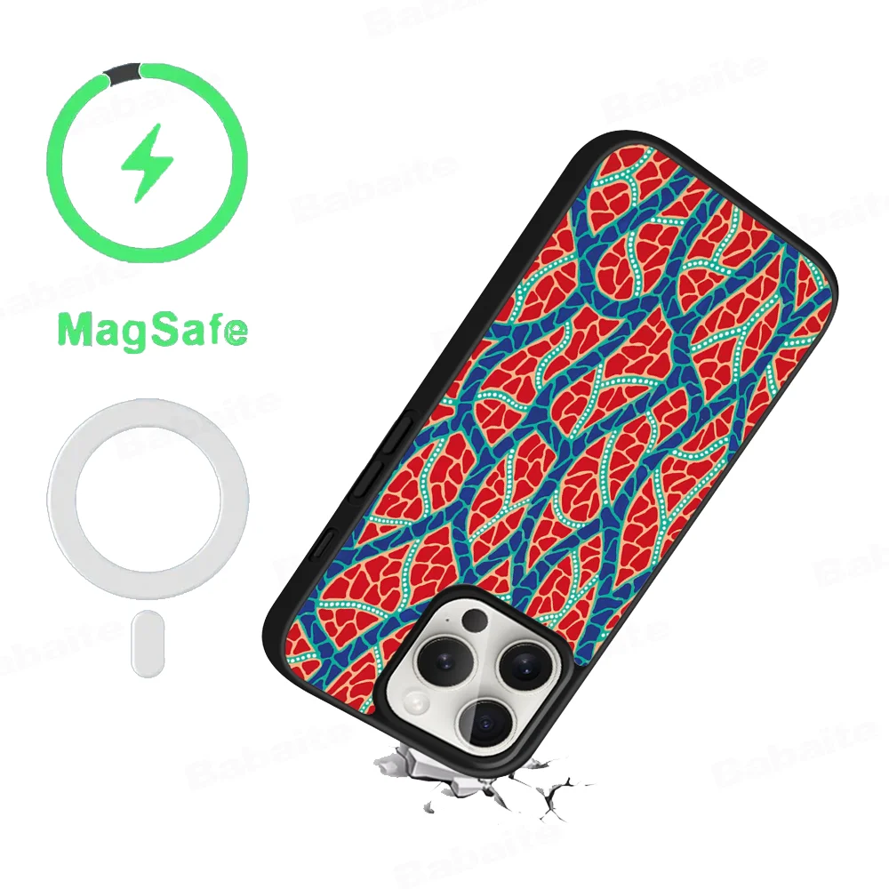 Yayoi Kusama Art Pattern Phone Case Magnetic Case For iPhone 16 14 13 12 11 15 Pro Max Plus For Magsafe Wireless Charge Cover