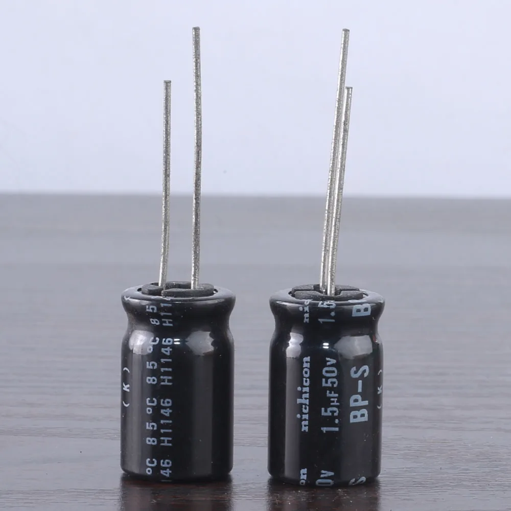 2pcs Nichicon GB 1.5uf 50V 1.5mfd BP-S Bi-polarized Audio Capacitor