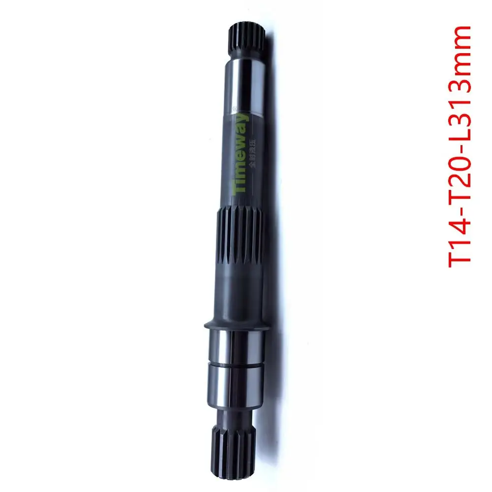 Kit de Reparo para Bomba Hidráulica P2-75, Eixo Estriado para Bomba Parker P2-075, Peça de Reposição, Eixo de Acionamento da Bomba de Pistão, Eixo de Bomba com 14 Dentes
