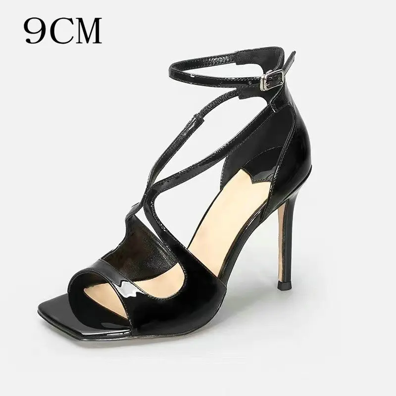 Black 9CM Sandals