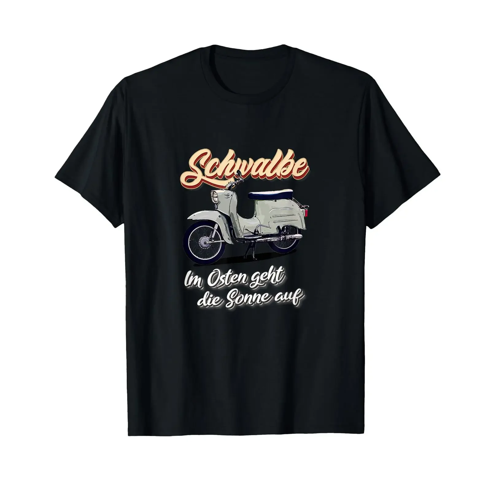 Schwalbe Simson T Shirt black s vintage Washed Soft graphic Comfortable Breathable Versatile Top For Everyday Wear fashion