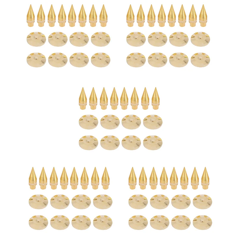 

B63B-40 Pairs 6 X 36Mm Copper Speaker Spike Isolation Stand + Base Pad Feet Mat Speaker Isolation Speaker Isolation Pads