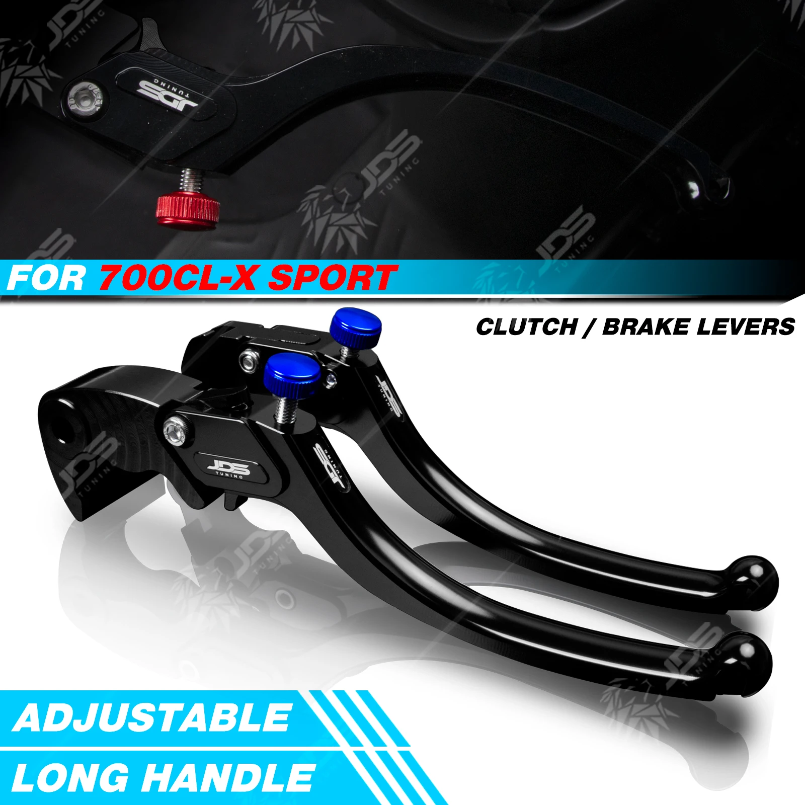 

JDSTUNING для CFMOTO 700CLX SPORT, рычаг сцепления, набор тормозных рычагов, длинная ручка, рычаги, аксессуары для мотоциклов, запчасти