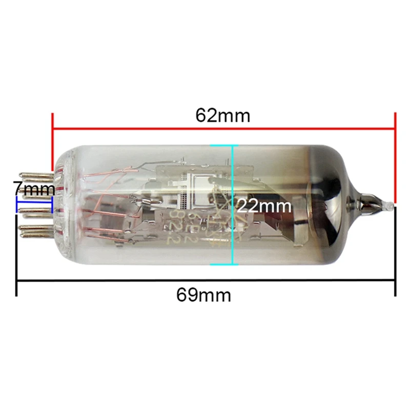 New 6E2 Amplifier Valve Electronic Indicator Tube Replace EM84 For Enhance Amplified Speaker Tone Quality Vacuum Tube 4Pcs