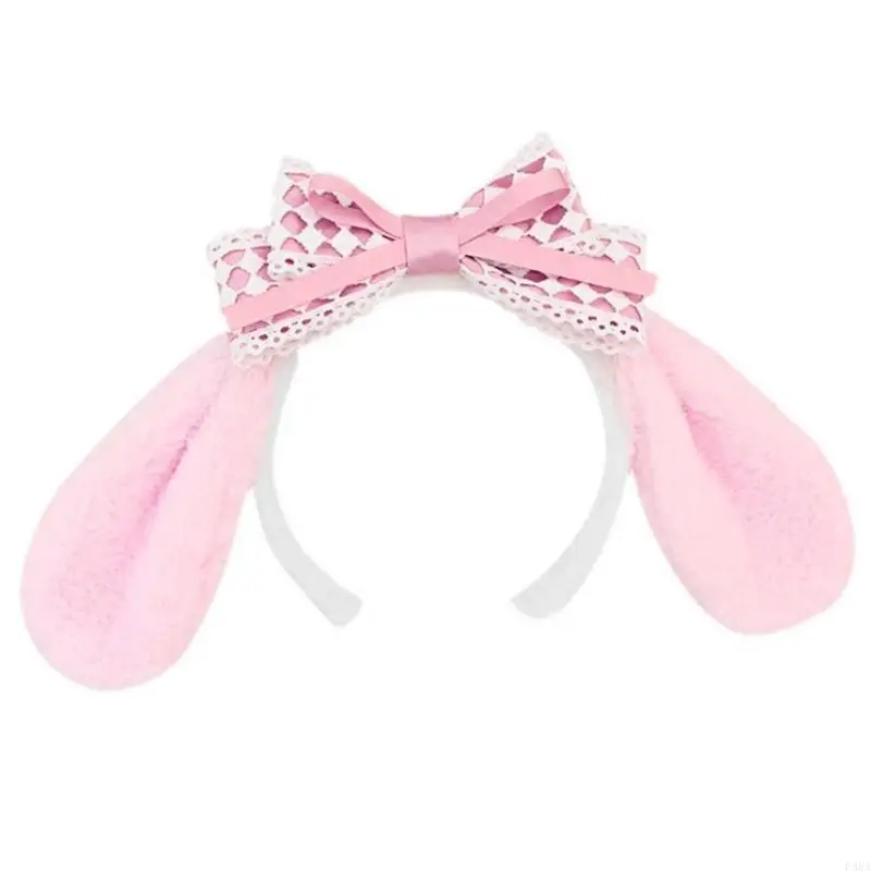 

P88A Cartoon Ear Hair Hoop Live Broadcast Hair Holder Party Headwear