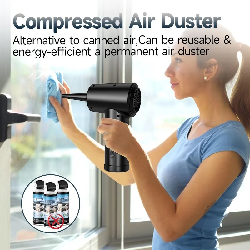Wireless Air Duster Portable Keyboard Cleaner High Power Blower Car Home Computer Cleaning Tool