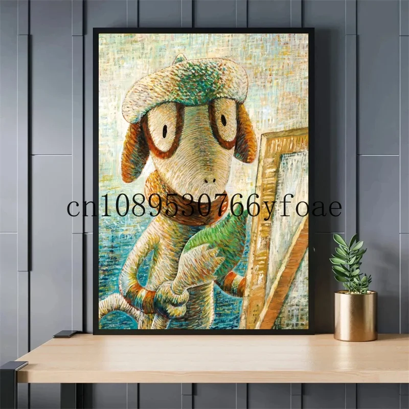 

Anime Van Gogh Museum Pokemon Figures Pikachu Watercolor Painting Canvas HD Posters and Abstract Art Murals Picture Home Decor