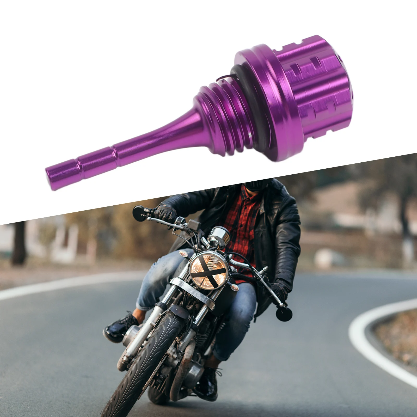CNC Aluminum Accessory Aluminum Dipstick Enhanced Performance High Universality Fitment Street Style Enhancement