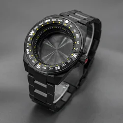 Black King Samurai PROSPEX Series Watch Case Bracelet Band For 4R35 4R36 NH35 NH36 Automatic Movement Sapphire Glass 200M