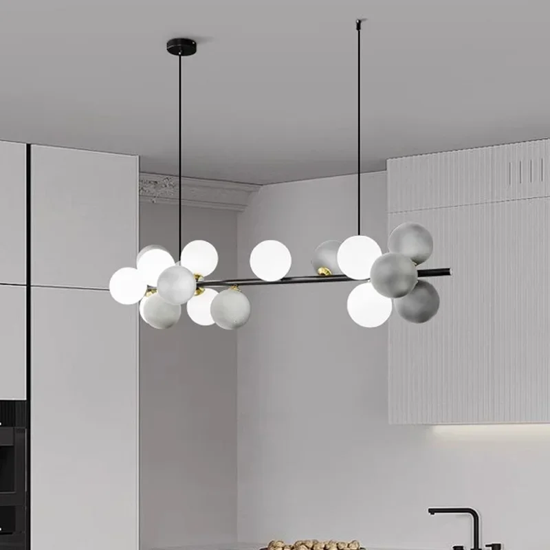 

Nordic Pendant Lights Grape Bubble Ball Chandelier Full Copper Dining Table Lighting for Living Room Bedroom Decoration Led Lamp