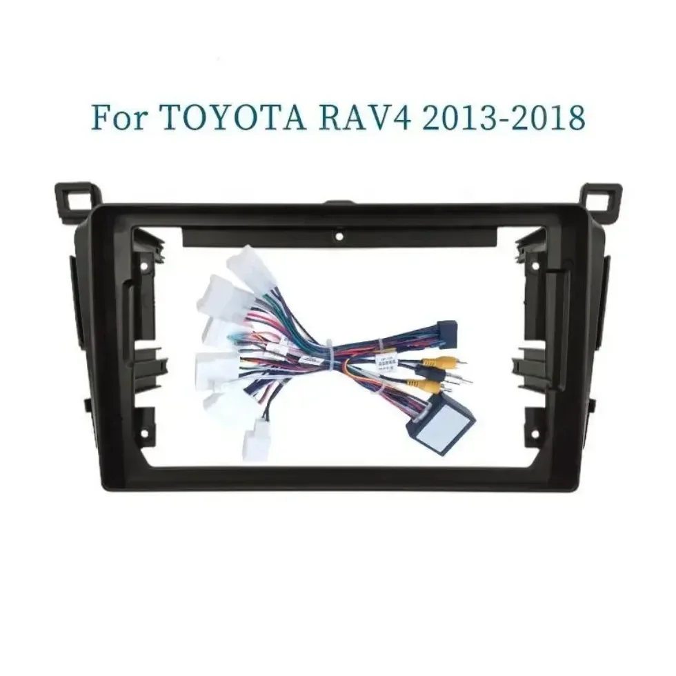 

Для TOYOTA RAV4 2013-2018 9 дюймов Автомобильный радиоприемник рамка 2DIN Установочная панель приборная панель