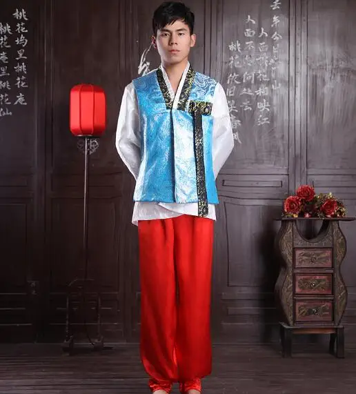 

Korean Men Dance Cloth Hanbok Folk Stage Performance Classical Ethnic Classical Tradition