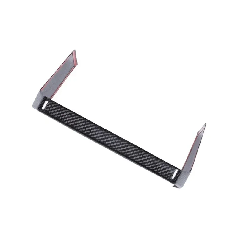 

For Tesla Cybertruck Real Dry Carbon Fiber 2024+ Interior Rear Display Screen Bezel Cover Decoration Modification Accessories