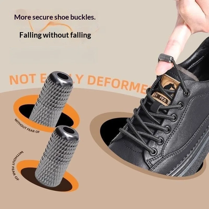 New Elastic Laces Sneakers Tennis Round Shoe Laces Without Ties Kids Adult No Tie Shoelace Rubber Bands Shoe Accessories