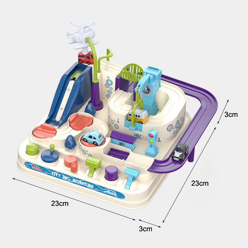 Zestawy torów kolejowych do samochodów wyścigowych Zabawki edukacyjne dla dzieci Gra przygodowa Mechaniczne interaktywne zwierzęta Rakieta kosmiczna Zabawka