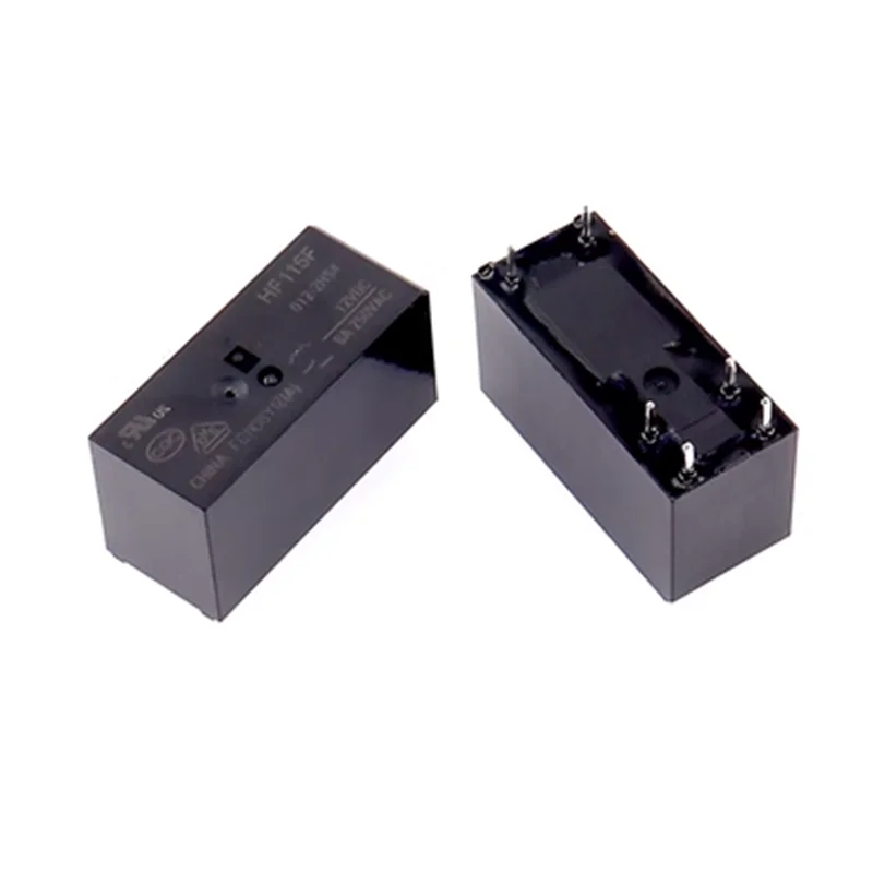 2pcs Power Relay HF/JQX-115F-005-2HS4 HF/JQX-115F-012-2HS4 HF/JQX-115F-024-2HS4 6PIN 8A 5V 12V 24V