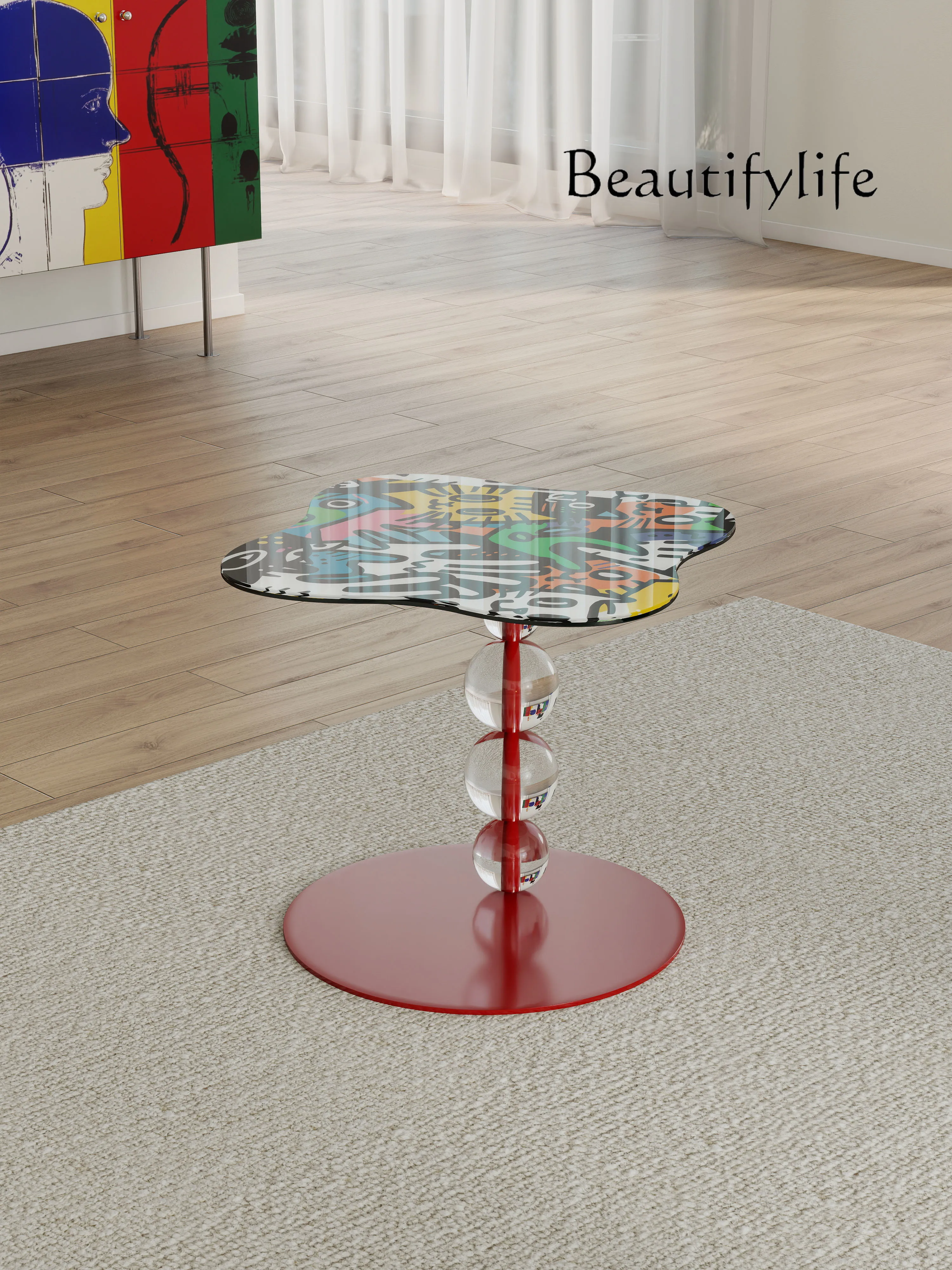 

Creative high-end art small side few designer living room high-end decoration fashion home