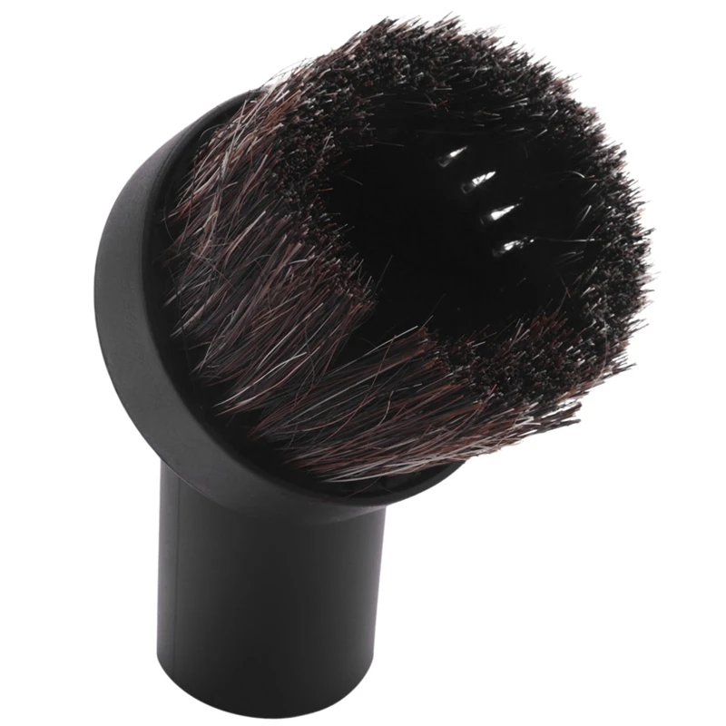 【Shopper’s-Favorite!】32Mm Dusting Brush Dust Tool Attachment for Vacuum Cleaner Round Horse Hair