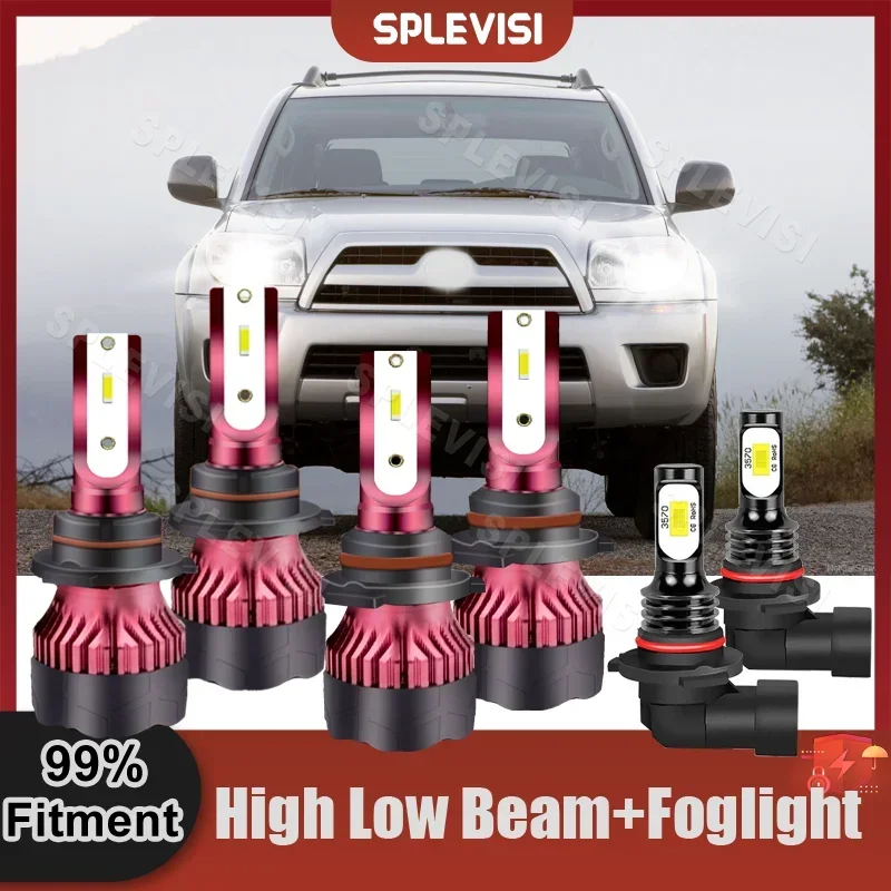 

High Quality Car Lights High Beam 9005 Low Beam 9006 Foglight 9006 Combination Bulbs For Toyota 4Runner 2003 2004 2005