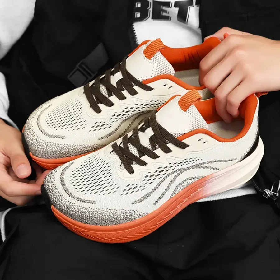 

Men'S Mesh Breathable Outdoor Running Shoes Wide Toe Box Comfort Fit for Hiking and Fitness Daily Wear Shockproof Non-Slip Wear