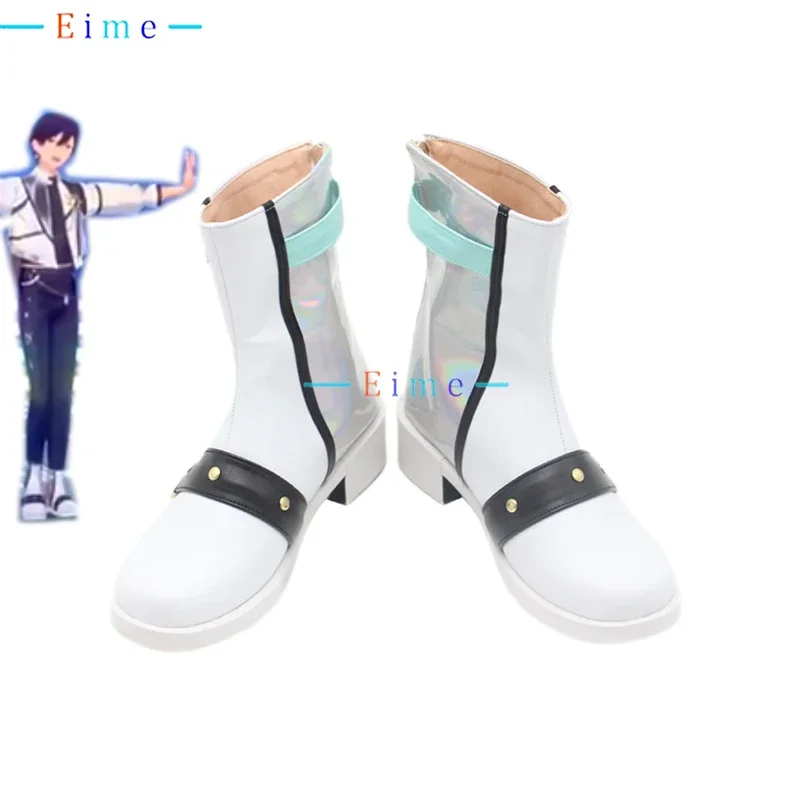 Game Ensemble Stars 9th Anniversary Cosplay Shoes Fushimi Yuzuru Cosplay Props Halloween Carnival Boots PU Shoes Custom Made