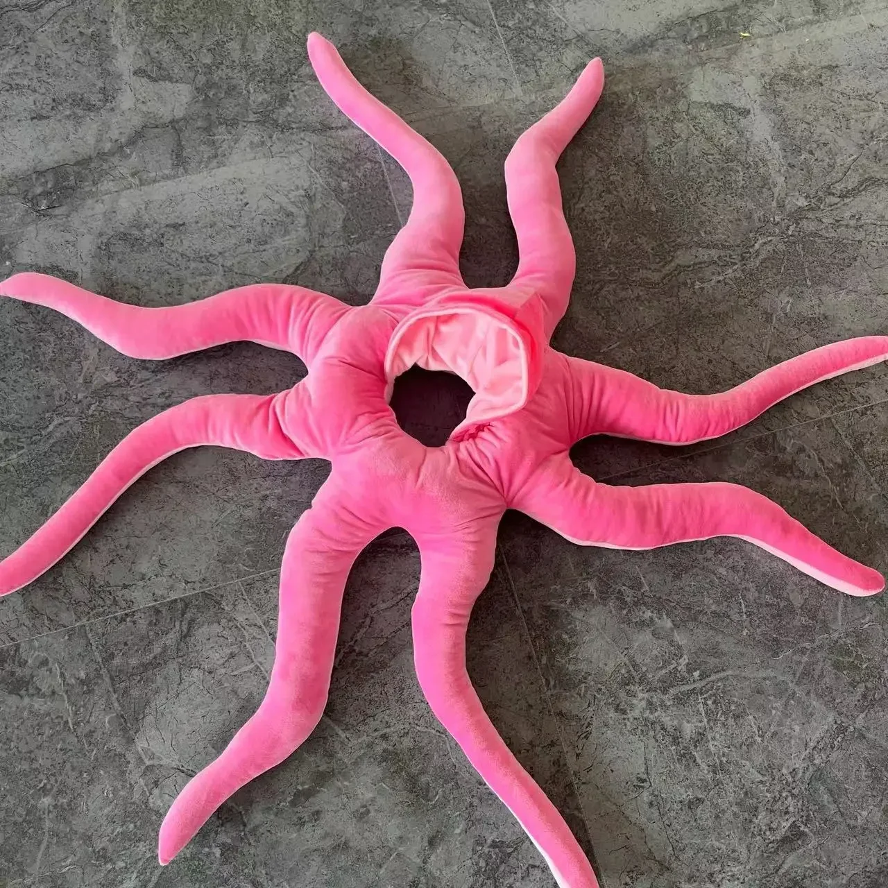 Schattige Gigantische الأخطبوط الطفل Grappige الأخطبوط Verkleed Pluche Pop Sierkussen تأثيري اكسسوارات تأثيري Kostuums