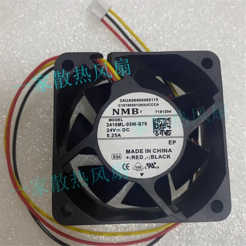NEW CPU Fan for NMB 2410ML-05W-B79 24V 0.25A 3-wire Alarm Frequency Converter Cooling Fan