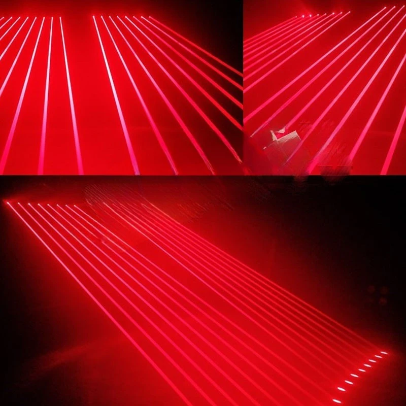 8-Eye Laser Light Stage Lighting Bar Laser Voice-activated Laser Light Night Club KTV Eight-eye Beam Shaking Head Bouncing Light